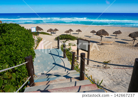 Cancun Delfines Beach at Hotel Zone Mexico Cancun Delfines Beach at Hotel Zone Mexico 142667237
