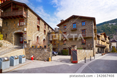 Ordino village in Andorra Pyrenees Ordino village in Andorra Pyrenees 142667408
