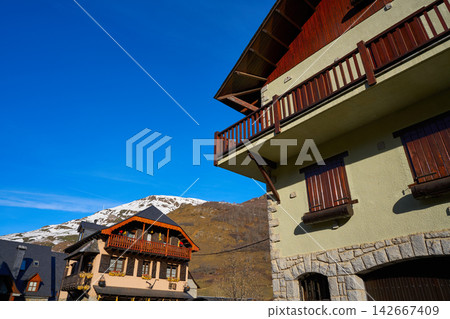 Salardu village in Huesca Aragon of Spain Salardu village in Huesca Aragon of Spain 142667409