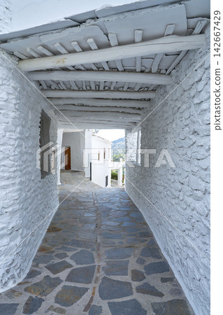 Alpujarras in Granada at Pampaneira Spain Alpujarras in Granada at Pampaneira Spain 142667429