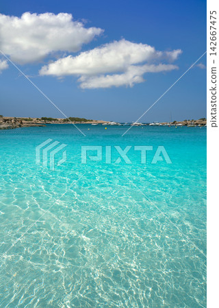 Ibiza Port D es Torrent beach in Balearics Ibiza Port D es Torrent beach in Balearics 142667475