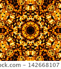 Beautiful geometric patterns in muted colors 142668107