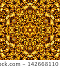 Beautiful golden geometric pattern 142668110
