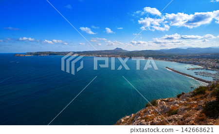 Javea also Xabia aerial view Alicante Spain 142668621
