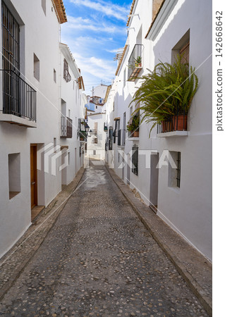 Altea white village in Alicante Spain Altea white village in Alicante Spain 142668642