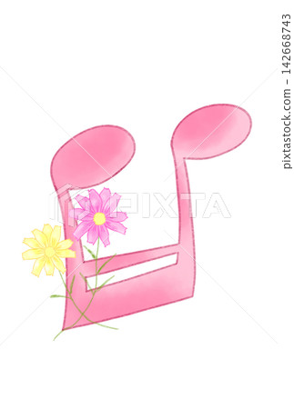 音符與波斯菊 142668743