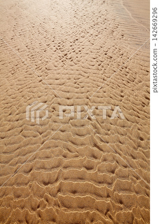 Beach sand texture Fuerteventura Canary Islands Beach sand texture Fuerteventura Canary Islands 142669296