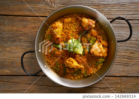 Chicken Paella recipe for two from Spain Chicken Paella recipe for two from Spain 142669314