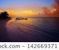 Mahahual Caribbean beach in Costa Maya 142669371