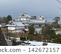 金澤市被白雪覆蓋 142672157