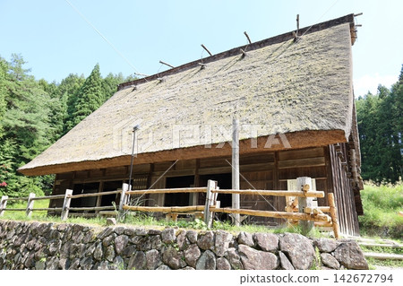 A landscape of Hida no Sato in Takayama City, Gifu Prefecture. A landscape of Hida no Sato in Takayama City, Gifu Prefecture. 142672794