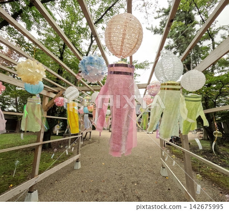 Furukawa Shrine's streamers Furukawa Shrine's streamers 142675995