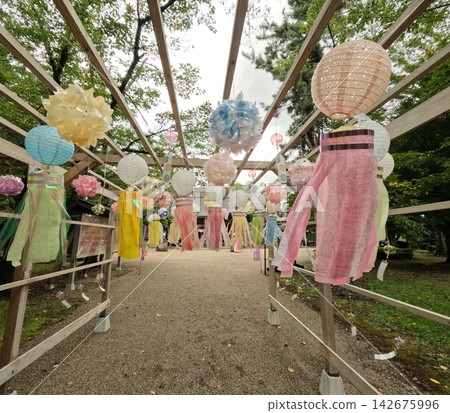 古川神社的彩帶 古川神社的彩帶 142675996