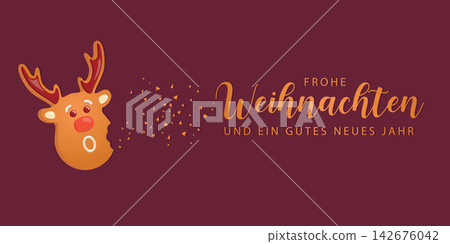 bake decorate and eat gingerbread christmas cookie vector illustration bake decorate and eat gingerbread christmas cookie vector illustration 142676042