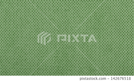 Close-up texture of green upholstery fabric with fine weave Close-up texture of green upholstery fabric with fine weave 142676518