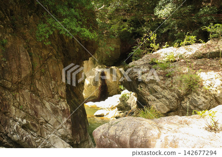 愛媛郡松山市脅淵風景 愛媛郡松山市脅淵風景 142677294