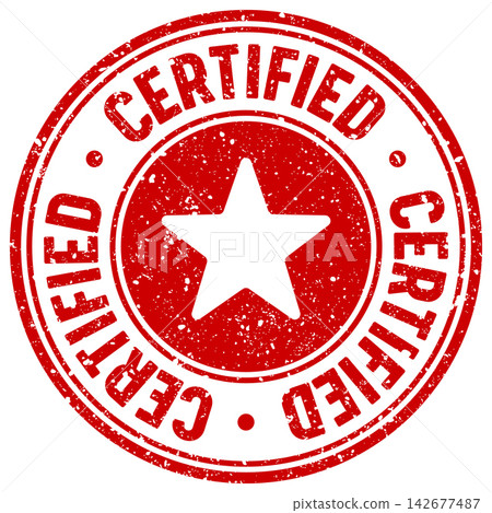 certified stamp certified stamp 142677487