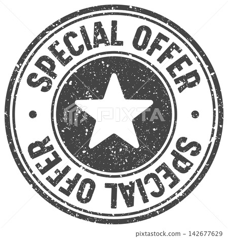 special offer stamp 142677629
