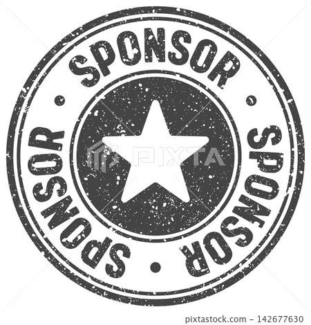 sponsor stamp sponsor stamp 142677630