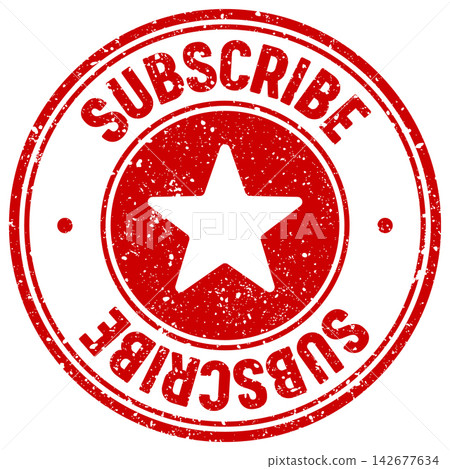 subscribe stamp subscribe stamp 142677634