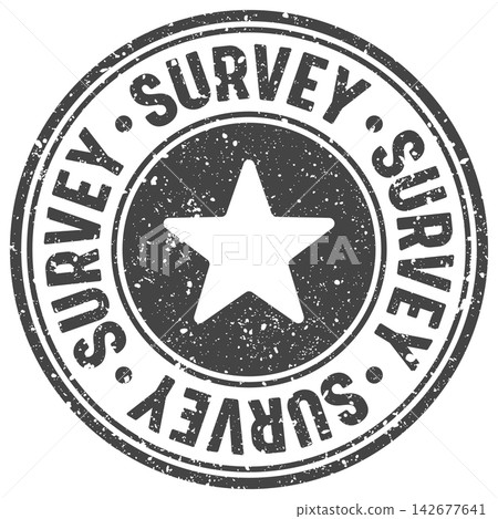 survey stamp survey stamp 142677641