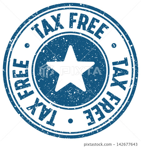 tax free stamp 142677643