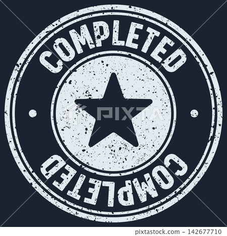 completed stamp completed stamp 142677710