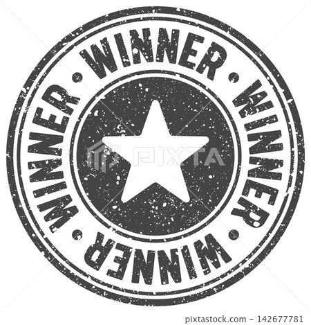 winner stamp winner stamp 142677781