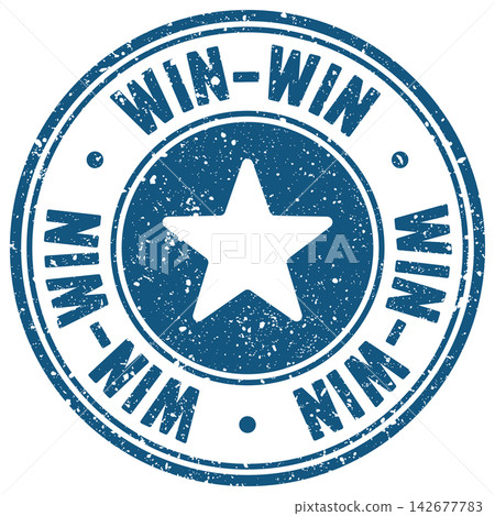 win-win stamp win-win stamp 142677783