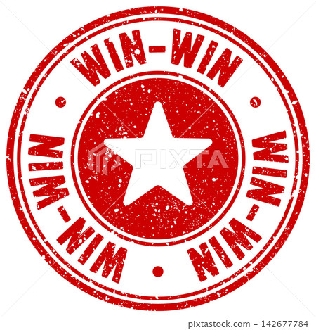 win-win stamp 142677784