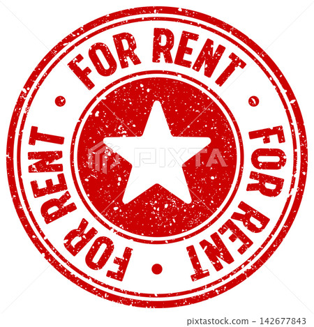 for rent stamp 142677843