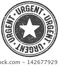 urgent stamp 142677929