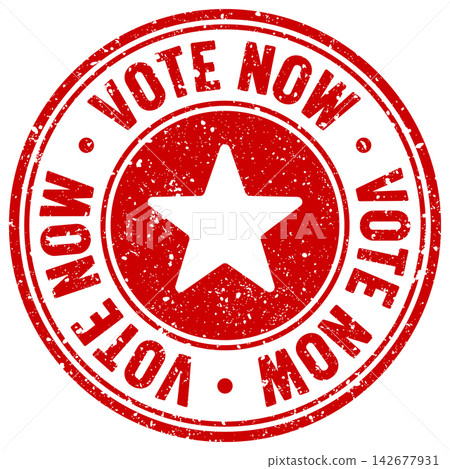 vote now stamp vote now stamp 142677931