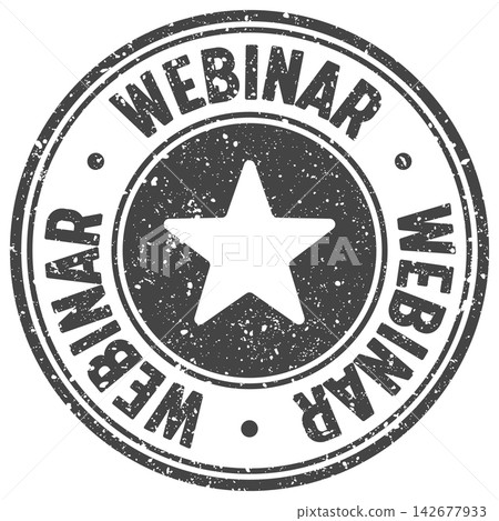 webinar stamp webinar stamp 142677933