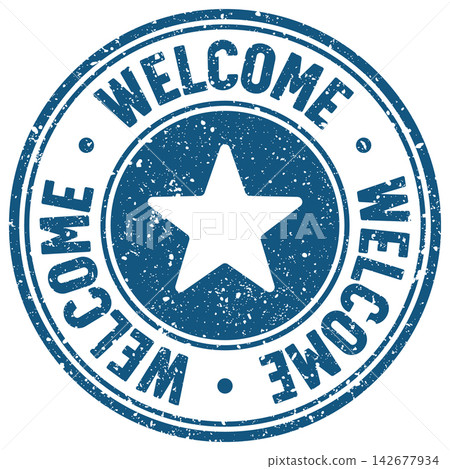 welcome stamp welcome stamp 142677934
