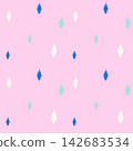 Luxurious Hand-drawn Seamless Pink Pastel Spot Pattern Baby Clothes Design 142683534