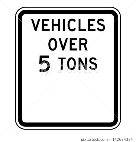 American road signs: Maximum speed limit for vehicles weighing over 5 tons American road signs: Maximum speed limit for vehicles weighing over 5 tons 142684354