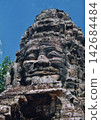 Angkor Thom Bayon temple Khmer smile 142684484