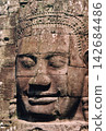 Angkor Thom Bayon temple Khmer smile 142684486