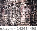 Angkor Thom Bayon Temple wall relief 142684498