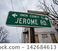 directional sign with the text way 142684613