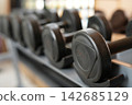 Please put the dumbbells back on the rack after use 142685129