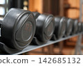 Please put the dumbbells back on the rack after use 142685132