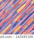 Vibrant diagonal watercolor stripes 142685166