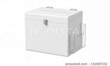 White metal suggestion box with card holder and secure lock suggestion lockable container comments feedback donations information communication anonymous campaign corporate business stationary White metal suggestion box with card holder and secure lock suggestion lockable container comments feedback donations information communication anonymous campaign corporate business stationary 142685532