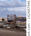 Cappadocia with lingering snow - HORSE PARADISE 142687946