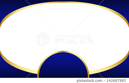 Geometric gradient luxury background with gold metallic frame border Geometric gradient luxury background with gold metallic frame border 142687985