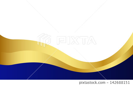 Geometric gradient luxury background with gold metallic frame border Geometric gradient luxury background with gold metallic frame border 142688151