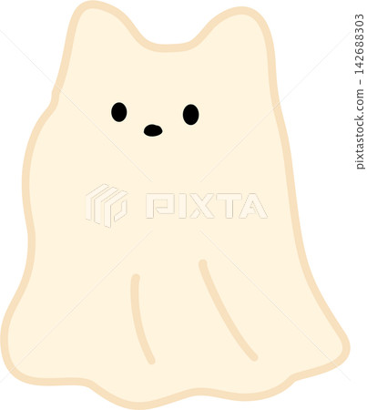 Cute Ghost Character 142688303