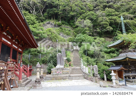 千葉縣立山市名護寺的庭院景色。 142688474